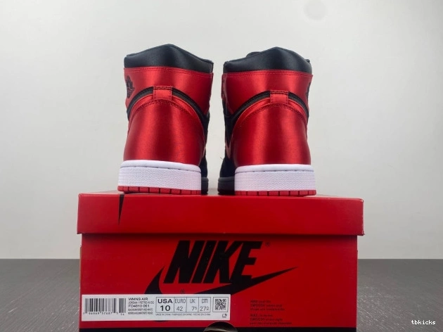 Cheap TBK Bred Jordan FD4810-061 Air WMNS Satin High OG 1 0818